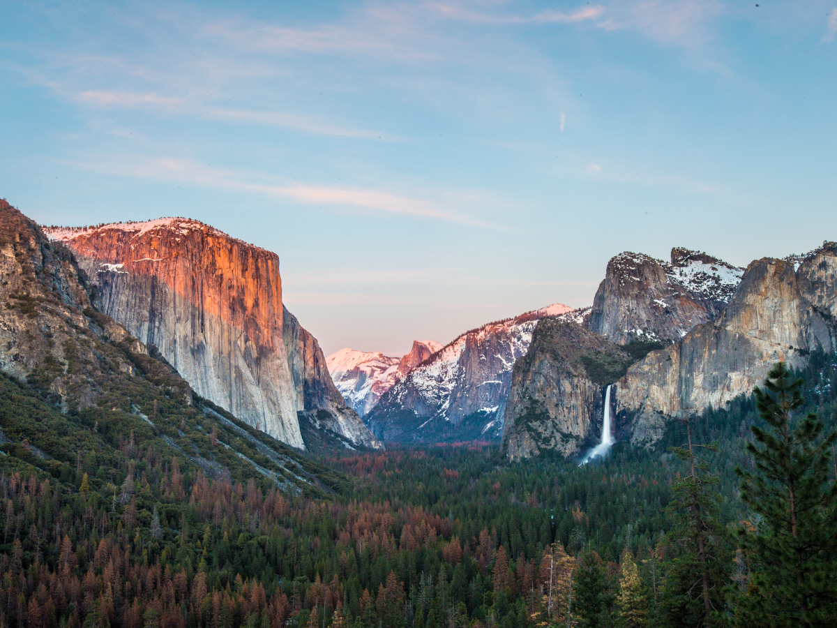 Photo shows tunnel view