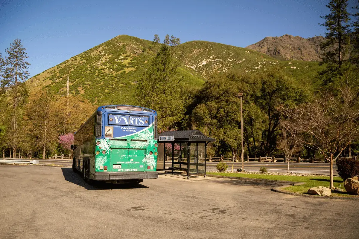 2 YARTS bus stop at resort