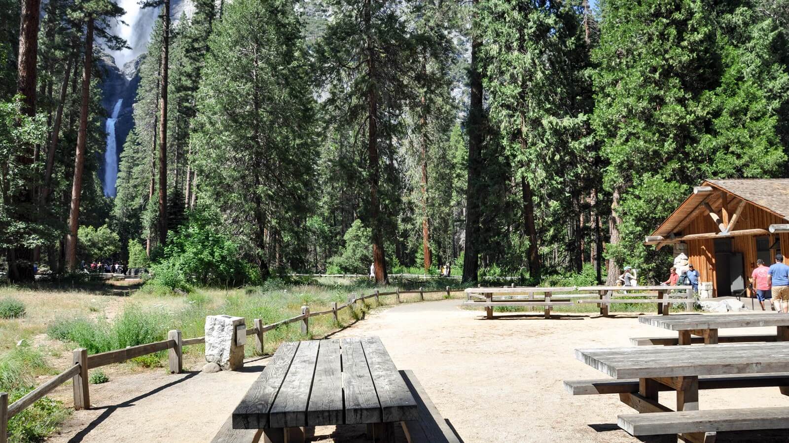 lower yosemite falls picnic area